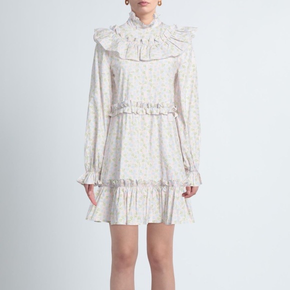 GANNI | Floral Ruffle Mini - Picture 1 of 11